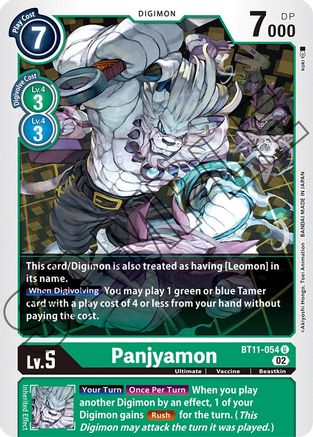 Panjyamon (BT11-054) [Dimensional Phase] - Deck Out Gaming