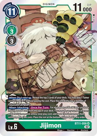 Jijimon (BT11-056) [Dimensional Phase] Foil - Deck Out Gaming