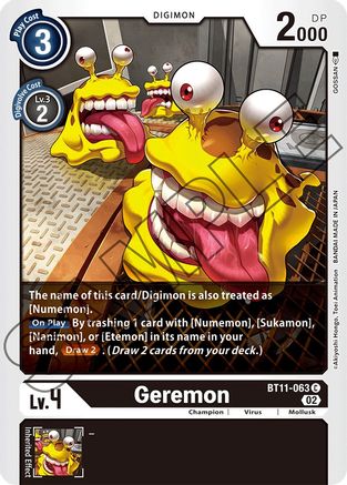 Geremon (BT11-063) [Dimensional Phase] Foil - Deck Out Gaming