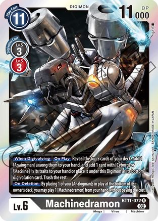 Machinedramon (BT11-072) [Dimensional Phase] Foil - Deck Out Gaming