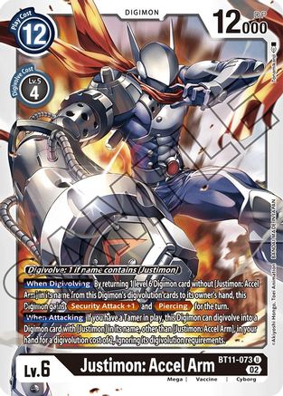 Justimon: Accel Arm (BT11-073) [Dimensional Phase] - Deck Out Gaming