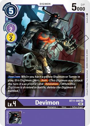 Devimon (BT11-080) [Dimensional Phase] - Deck Out Gaming