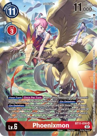 Phoenixmon (Alternate Art) (BT11-016) [Dimensional Phase] Foil - Deck Out Gaming