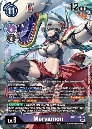 Mervamon (Alternate Art) (BT11-086) [Dimensional Phase] Foil - Deck Out Gaming