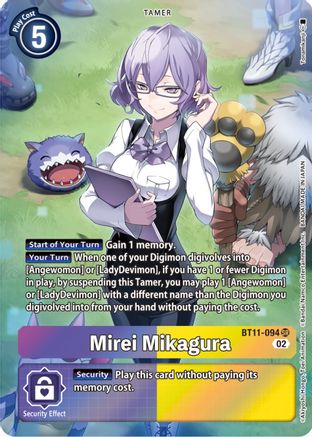 Mirei Mikagura (Alternate Art) (BT11-094) [Dimensional Phase] Foil - Deck Out Gaming