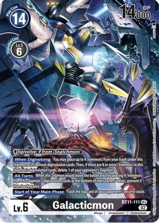 Galacticmon (Alternate Art) (BT11-111) [Dimensional Phase] Foil - Deck Out Gaming