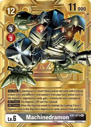 Machinedramon (Alternate Art) (EX1-073) [Dimensional Phase] Foil - Deck Out Gaming