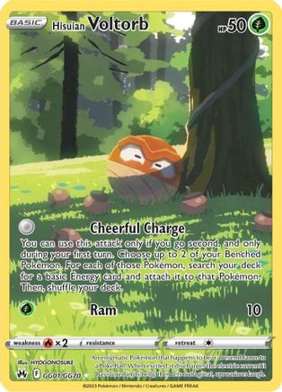 Hisuian Voltorb (GG01) [Crown Zenith: Galarian Gallery] Holofoil - Deck Out Gaming
