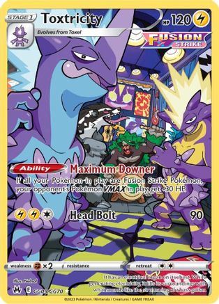 Toxtricity (GG09) [Crown Zenith: Galarian Gallery] Holofoil - Deck Out Gaming