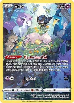 Mew (GG10) [Crown Zenith: Galarian Gallery] Holofoil - Deck Out Gaming