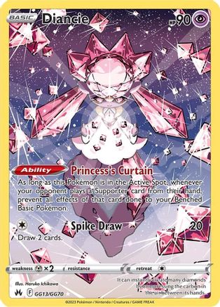 Diancie (GG13) [Crown Zenith: Galarian Gallery] Holofoil - Deck Out Gaming