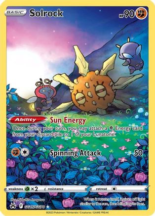 Solrock (GG15) [Crown Zenith: Galarian Gallery] Holofoil - Deck Out Gaming