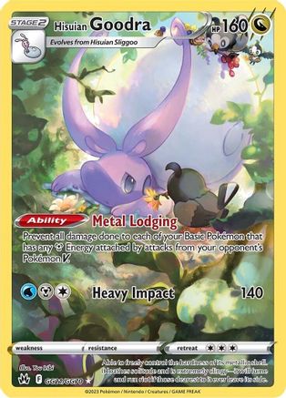 Hisuian Goodra (GG21) [Crown Zenith: Galarian Gallery] Holofoil - Deck Out Gaming