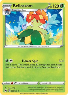 Bellossom (3) [Crown Zenith] - Deck Out Gaming
