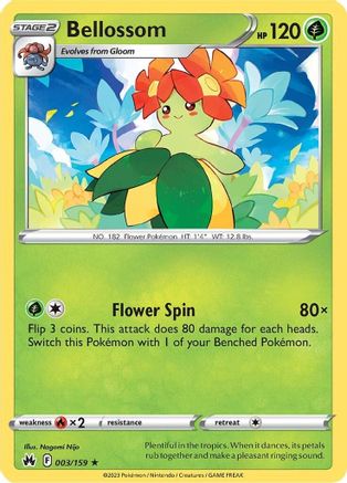Bellossom (3) [Crown Zenith] - Deck Out Gaming