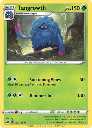 Tangrowth (5) [Crown Zenith] Reverse Holofoil - Deck Out Gaming