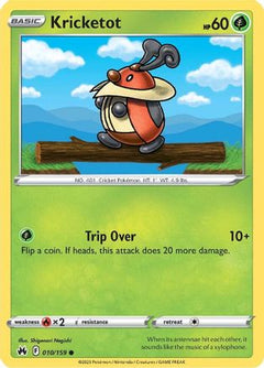 Kricketot (10) [Crown Zenith] Reverse Holofoil - Deck Out Gaming