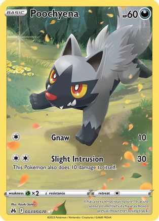 Poochyena (GG33) [Crown Zenith: Galarian Gallery] Holofoil - Deck Out Gaming