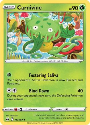 Carnivine (12) [Crown Zenith] - Deck Out Gaming