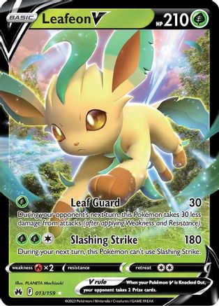 Leafeon V (13) [Crown Zenith] Holofoil - Deck Out Gaming