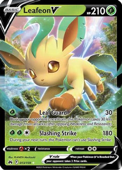 Leafeon V (13) [Crown Zenith] Holofoil - Deck Out Gaming