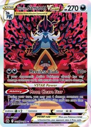 Hisuian Samurott VSTAR (GG52) [Crown Zenith: Galarian Gallery] Holofoil - Deck Out Gaming