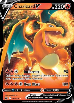 Charizard V (18) [Crown Zenith] Holofoil - Deck Out Gaming