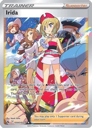 Irida (GG63) [Crown Zenith: Galarian Gallery] Holofoil - Deck Out Gaming