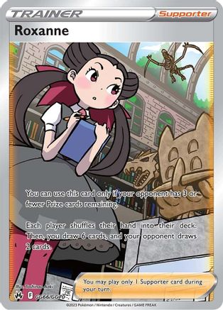 Roxanne (GG66) [Crown Zenith: Galarian Gallery] Holofoil - Deck Out Gaming