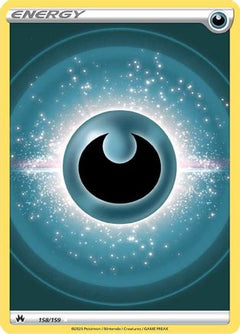 Darkness Energy (Texture Full Art) (158) [Crown Zenith] Holofoil - Deck Out Gaming
