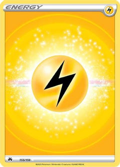 Lightning Energy (Texture Full Art) (155) [Crown Zenith] Holofoil - Deck Out Gaming