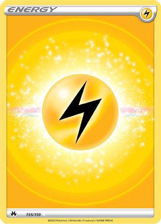 Lightning Energy (Texture Full Art) (155) [Crown Zenith] Holofoil - Deck Out Gaming