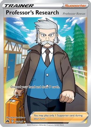 Professor's Research (Full Art) (150) [Crown Zenith] Holofoil - Deck Out Gaming