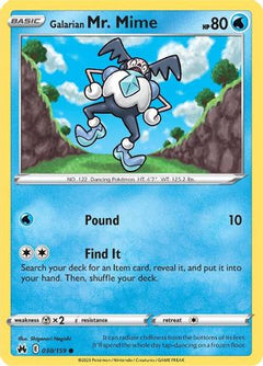 Galarian Mr. Mime (30) [Crown Zenith] - Deck Out Gaming
