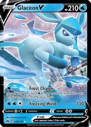 Glaceon V (38) [Crown Zenith] Holofoil - Deck Out Gaming