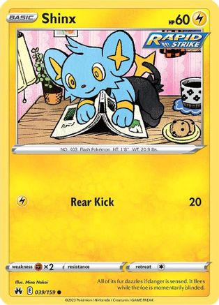 Shinx (39) (39) [Crown Zenith] Reverse Holofoil - Deck Out Gaming
