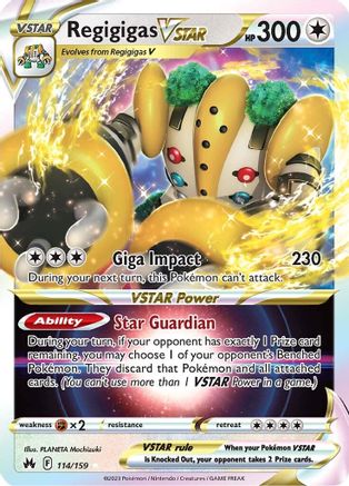 Regigigas VSTAR (114) [Crown Zenith] Holofoil - Deck Out Gaming