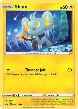 Shinx (40) (40) [Crown Zenith] - Deck Out Gaming