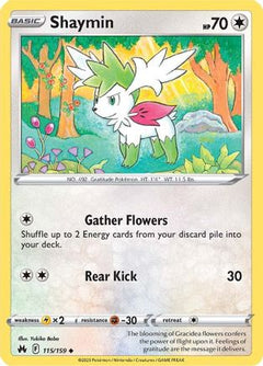 Shaymin (115) [Crown Zenith] Reverse Holofoil - Deck Out Gaming