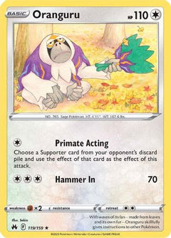 Oranguru (119) [Crown Zenith] Reverse Holofoil - Deck Out Gaming