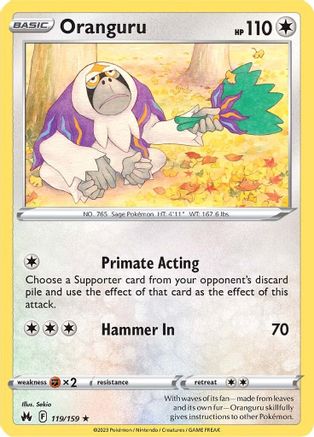 Oranguru (119) [Crown Zenith] - Deck Out Gaming