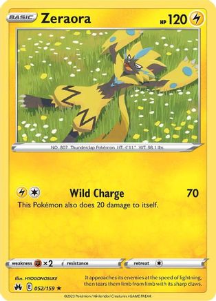 Zeraora (52) [Crown Zenith] - Deck Out Gaming