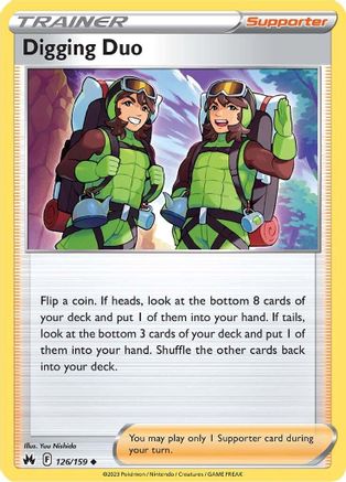 Digging Duo (126) [Crown Zenith] - Deck Out Gaming