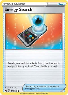 Energy Search (128) [Crown Zenith] Reverse Holofoil - Deck Out Gaming
