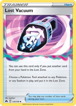 Lost Vacuum (135) [Crown Zenith] Reverse Holofoil - Deck Out Gaming
