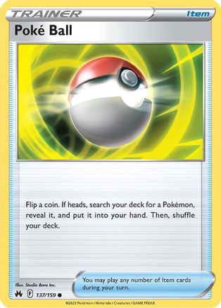 Poke Ball (137) [Crown Zenith] - Deck Out Gaming