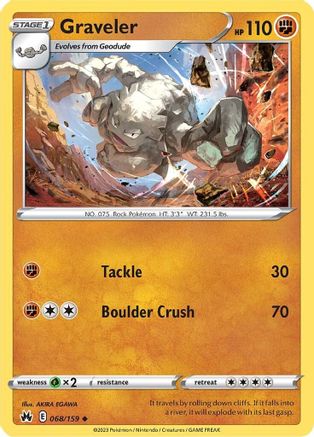 Graveler (68) [Crown Zenith] - Deck Out Gaming