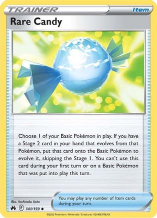 Rare Candy (141) [Crown Zenith] Reverse Holofoil - Deck Out Gaming