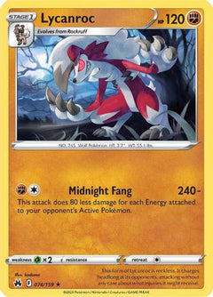 Lycanroc (74) [Crown Zenith] - Deck Out Gaming