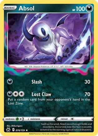 Absol (76) [Crown Zenith] Holofoil - Deck Out Gaming